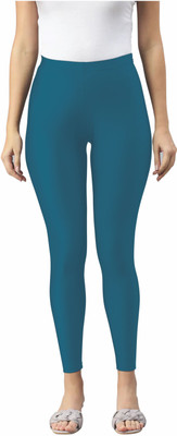 Orange65 Ankle Length  Western Wear Legging(Blue, Solid)