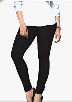 Dollar Missy Ankle Length  Ethnic Wear Legging(Black, Solid)