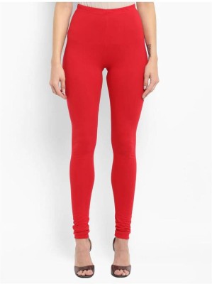 ANJANAI FASHIONS Ethnic Wear Legging(Red, Solid)