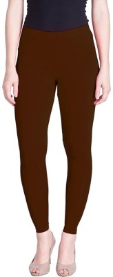 mkv fashion Ankle Length  Ethnic Wear Legging(Brown, Solid)