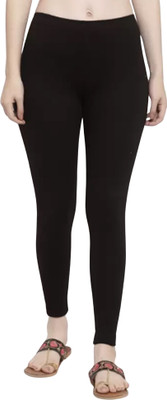 ROYAL COMFORT Ankle Length  Western Wear Legging(Black, Solid)