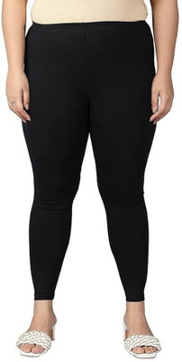 Saporigo Churidar  Ethnic Wear Legging(Black, Solid)