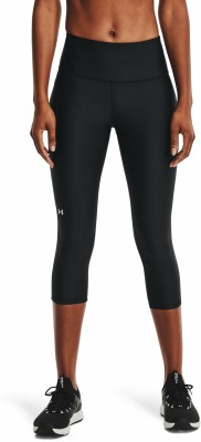 UNDER ARMOUR Ankle Length Western Wear Legging(Black, Solid)