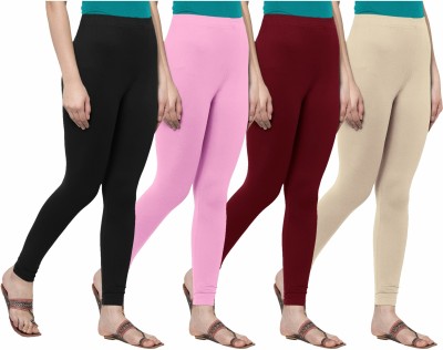 Honeylips Churidar  Western Wear Legging(Multicolor, Solid)