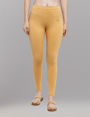 Trend Level Ankle Length  Western Wear Legging(Beige, Solid)