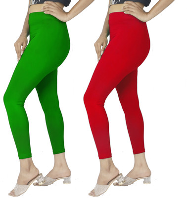 Dealx Western Wear Legging(Red, Green, Solid)