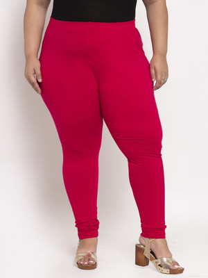 TAG-7 Ankle Length Ethnic Wear Legging(Pink, Solid)