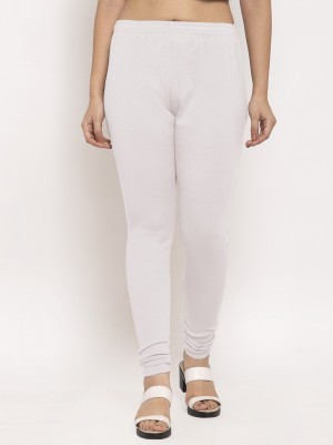 Style Access Churidar Length Western Wear Legging(White, Solid)