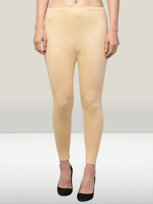 RIIPO Western Wear Legging(Beige, Solid)
