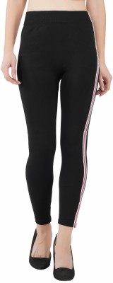 sr enterprises Ankle Length  Western Wear Legging(Black, Self Design)