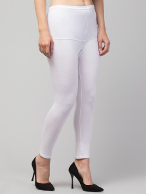 HouseOfCommon Western Wear Legging(White, Solid)