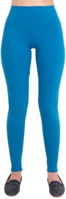 OneSky Footed  Western Wear Legging(Blue, Solid)