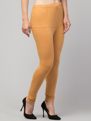 HouseOfCommon Western Wear Legging(Yellow, Solid)