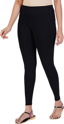 Stywa Ankle Length Ankle Length  Western Wear Legging(Black, Solid)