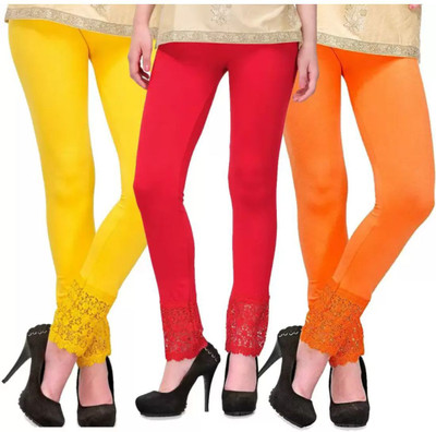 sr enterprises Ankle Length  Ethnic Wear Legging(Multicolor, Self Design)