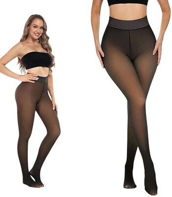 AUMIXX Ankle Length Winter Wear Legging(Black, Solid)