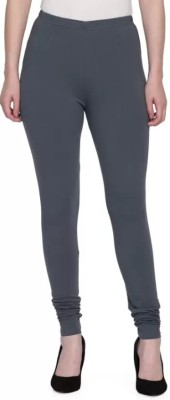 HEGY Churidar Length Western Wear Legging(Grey, Solid)