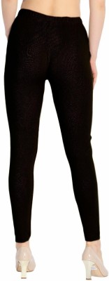 A-ONE RETAIL Ankle Length Winter Wear Legging(Black, Solid)