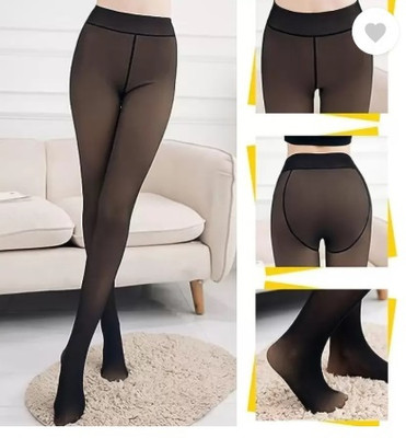 itup Footed  Winter Wear Legging(Black, Solid)