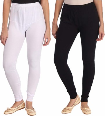 Zeeshu Choice Ankle Length Ethnic Wear Legging(White, Black, Solid)