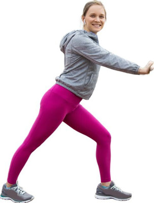 GOLDEN the ROSE Ankle Length  Western Wear Legging(Pink, Solid)