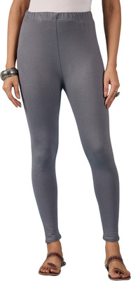 DIMPY GARMENTS Ankle Length Western Wear Legging(Grey, Solid)