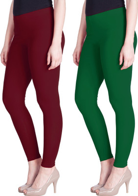 Lyra Ankle Length  Ethnic Wear Legging(Multicolor, Solid)