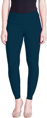 FF CREATIONS Ankle Length  Ethnic Wear Legging(Dark Blue, Solid)