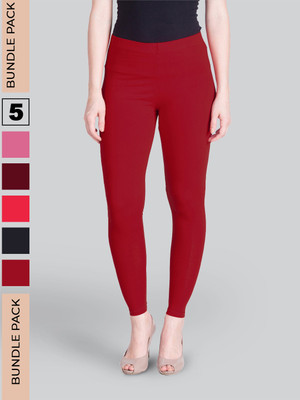 Lyra Ankle Length Western Wear Legging(Multicolor, Solid)