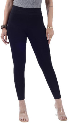 KHODAL ENTERPRISE Ankle Length Western Wear Legging(Black, Solid)