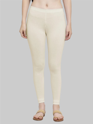 Trend Level Ethnic Wear Legging(White, Solid)
