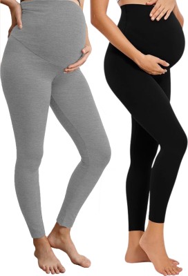 Litelooks Clothing Ankle Length  Maternity Wear Legging(Multicolor, Solid)