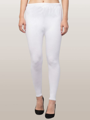 HouseOfCommon Western Wear Legging(White, Solid)