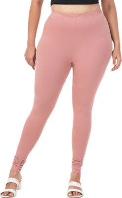 LoveiT Churidar  Western Wear Legging(Pink, Solid)