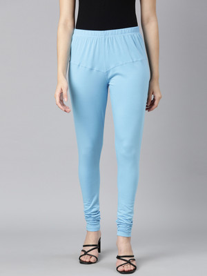 DIXCY SCOTT SLIMZ Churidar  Western Wear Legging(Blue, Solid)
