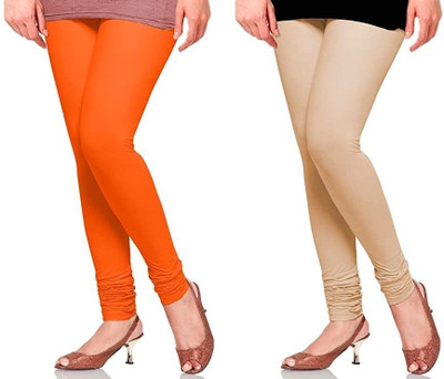 Zkurti Churidar  Ethnic Wear Legging(Multicolor, Solid)