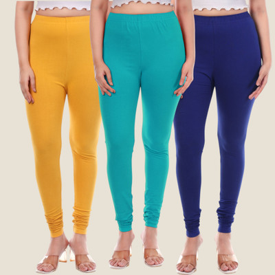 tpf Churidar Length Western Wear Legging(Multicolor, Solid)