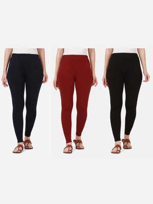 DIMPY GARMENTS Ankle Length  Western Wear Legging(Multicolor, Solid)
