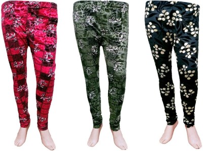 Indistar Ankle Length  Western Wear Legging(Pink, Green, Black, Printed)