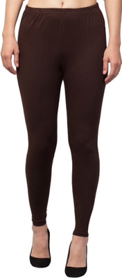 HouseOfCommon Ankle Length Western Wear Legging(Brown, Solid)