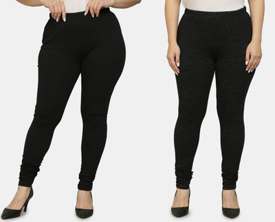 GreyP Churidar  Western Wear Legging(Black, Green, Solid)