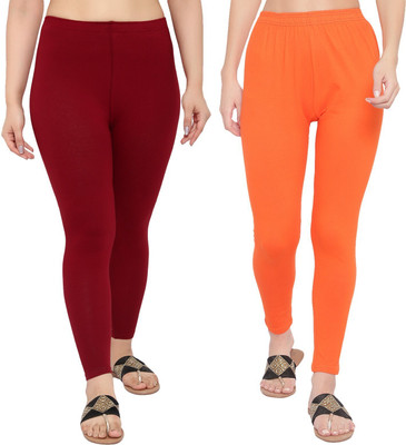 NGT Ankle Length Western Wear Legging(Multicolor, Solid)