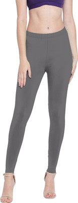 Presta Ankle Length Ethnic Wear Legging(Grey, Solid)