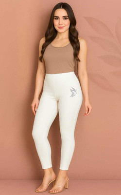 KK YARA Western Wear Legging(White, Solid)