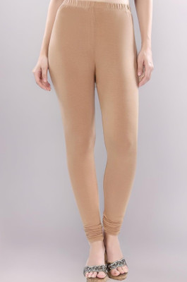 KAKA Churidar  Ethnic Wear Legging(Gold, Solid)
