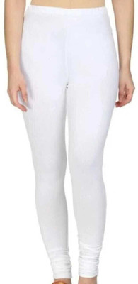 SGH Churidar  Western Wear Legging(White, Solid)