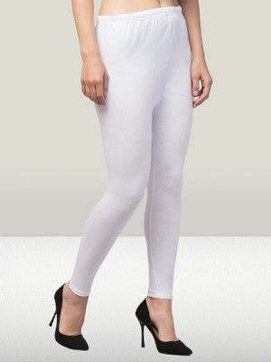 HouseOfCommon Western Wear Legging(White, Solid)