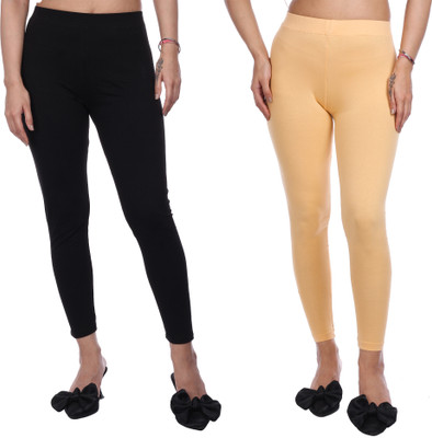 MAYLEK Ankle Length  Ethnic Wear Legging(Black, Solid)