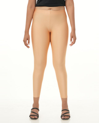 LoveiT Ankle Length Western Wear Legging(Brown, Solid)