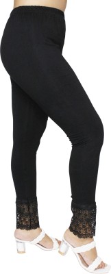 pinkshell Ankle Length Western Wear Legging(Black, Solid)
